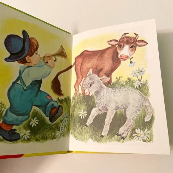 Vintage 1980 Start Right Elf  Books Ten Little Monkeys and Little Boy Blues Horn - Picture 13 of 16